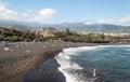 People sunbathing on beach garden