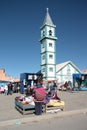 People at Sunday market in El Alto , La Paz, Bolivia