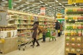 People at supermarket