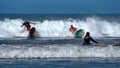 People surfing in Tamarindo