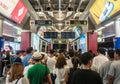 People surrounding Siam station in Bangkok