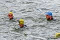 People swim at Challenge London