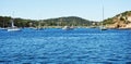 Fun, boats, hills, rocks in Elba island, Italy