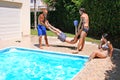 People at swimming pool Royalty Free Stock Photo