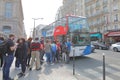 Tourist sightseeing bus Paris France