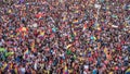 People in Taksim Square for LGBT pride parade