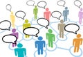 People talk social speech network connections