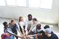 People Teamwork Cooperation Hands Together Royalty Free Stock Photo
