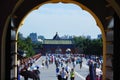 People in the Temple of Heaven Royalty Free Stock Photo