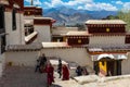 People in Tibetan Temple
