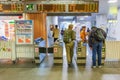 People at Ticket gate in Nara Station