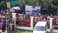 Khowai, India - February 17 2022: TIPRA Motha party people demanding for Village committee Election