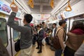 people in Tokyo Metro pass Royalty Free Stock Photo