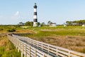 People Tour the Grounds of the Bodie Island Lighthouse