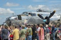 B25 Bomber, Air Show, Tourists, Aviation, War