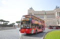 Tourist bus Rome Italy Royalty Free Stock Photo