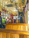People travel with the famous old Street car St. Charles line