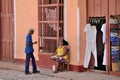 People in Trinidad, Cuba Royalty Free Stock Photo