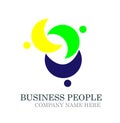 People union team work social community logo icon element vector on white background Royalty Free Stock Photo