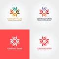 People Unity Diversity Logo Icon Template