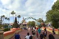 People at Universal`s Islands of Adventure Seuss Landing in Orla