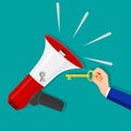 People use the key to unlock the megaphone. Ideas for unlocking the secrets of marketing methods