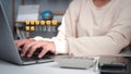 People using computer manage to folder document, management system dms open file folder documents, data transfer backup, file