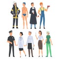 People of Various Occupations Set, Judge, Fireman, Swimmer, Athlete, Builder, Policeman, Chef, Doctor, Teacher, Medical