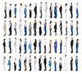 People With Various Profession Standing In Line Royalty Free Stock Photo