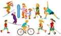 People (various sport activities)