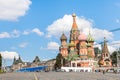 People on Vasilevsky Descent of Red Square, Moscow Royalty Free Stock Photo