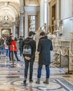 People at Vatican Museum, Rome, Italy Royalty Free Stock Photo