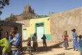 People in a village in Ethiopia