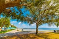 People in Vinoy Park in Saint Petersburg Royalty Free Stock Photo