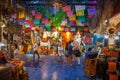 People visit art and souvenir gallery in San Jose Del Cabo, Mexico