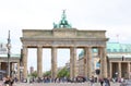 Brandenburger gate historical architecture Berlin Germany