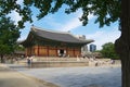 People visit Changgyeong Palace in Seoul, Korea.