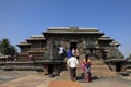 People visit the Chennakeshava temple