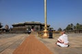 People visit the Chennakeshava temple
