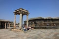 People visit the Chennakeshava temple