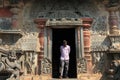 People visit the Chennakeshava temple