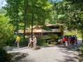 People visit Falling Water house in Allegheny Mountains