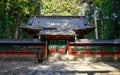 People visit the Futarasan Shrine shrine in Nikko, Japan Royalty Free Stock Photo