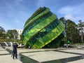 People visit Glass Pavilion in Dalat, Vietnam Royalty Free Stock Photo