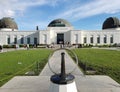 People visit Griffith Observatory Los Angles CA USA