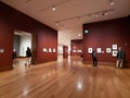 People visit The J.Paul museum in Getty Center USA