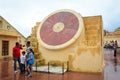 People visit Jantar Mantar in Jaipur, India