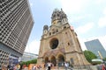 Kaiser Wilhelm memorial church Berlin Germany Royalty Free Stock Photo