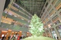 Kitte shopping mall Christmas tree Tokyo Japan