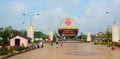 People visit the main park in Sadek, Vietnam